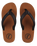 The Foamlife Mens Seales Mens Flip Flops in Tan & Black