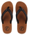 The Foamlife Mens Seales Mens Flip Flops in Tan & Black