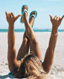 The Foamlife Womens Lixi Womens Flip Flops in Spearmint