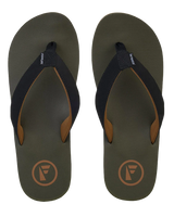 The Foamlife Mens Traa SC Flip Flops in Olive