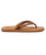 The Foamlife Womens Seales SC Womens Flip Flops in Latte Brown