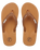 The Foamlife Womens Seales SC Womens Flip Flops in Latte Brown