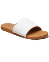 The Foamlife Womens Seales Slide Womens Flip Flops in Latte Brown