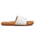 The Foamlife Womens Seales Slide Womens Flip Flops in Latte Brown