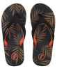 The Foamlife Womens Zikat SC Flip Flops in Black & Brown