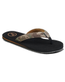 The Foamlife Mens Pampa Artist Series Flip Flops in Black