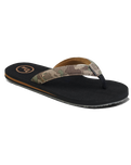 The Foamlife Mens Pampa Artist Series Flip Flops in Black