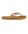 K Bay Flip Flops in Latte Brown