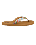 K Bay Flip Flops in Latte Brown