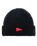 The Florence Marine X Mens Burgee Wool Beanie in Black