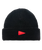The Florence Marine X Mens Burgee Wool Beanie in Black
