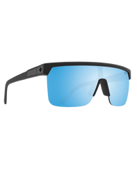 The Spy Flynn 5050 PolarisedSunglasses in Matte Black & Happy Boost Bronze with Blue Spectra Mirror