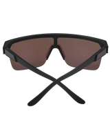 The Spy Flynn 5050 PolarisedSunglasses in Matte Black & Happy Boost Bronze with Blue Spectra Mirror
