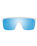 The Spy Flynn 5050 Polarised Sunglasses in Matte White & Happy Boost Bronze with Happy Blue Spectra Mirror