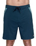 The Florence Marine X Mens Block Boardshorts in Navy