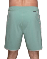 The Florence Marine X Mens Block Boardshorts in Sage