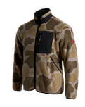High Pile Utility Fleece Jacket in Burnt Olive