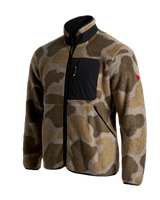 High Pile Utility Fleece Jacket in Burnt Olive