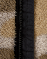 High Pile Utility Fleece Jacket in Burnt Olive