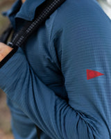 The Florence Marine X Mens Off Grid Fleece Jacket in Dark Blue