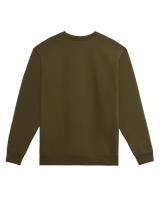 NST Label Crew Sweatshirt in Burnt Olive