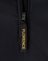 Ultralight 1/2 Zip Jacket in Black
