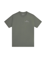 Crew T-Shirt in Moss Grey