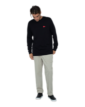 Burgee Long Sleeve T-Shirt in Black