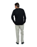 Burgee Long Sleeve T-Shirt in Black