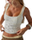 Full Bloom Eyelet Cami Top in Ivory
