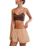 Rosie Longline Bralette in Brunette