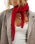 Essential Triangle Scarf in Red