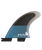 The FCS FCS II Performer PC Quad Rear Surfboard Fins  in Tranquil Blue
