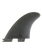 The FCS FCS II Reactor Neo Glass Medium Tri Fins in Ash