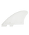 The FCS FCS II Retro Keel XL Twin Fins in White
