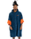 The Dryrobe Full-Zip Organic Towel Robe in Deep Sea Blue