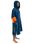 The Dryrobe Full-Zip Organic Towel Robe in Deep Sea Blue