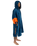 The Dryrobe Full-Zip Organic Towel Robe in Deep Sea Blue