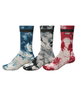 The Globe Mens All Tied Up 3 Pack Socks in Assorted