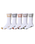 The Globe Mens Tilt Hi Crew Socks (5 Pack) in White & Assorted