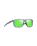 The Maui Jim Lehopulu Polarised Sunglasses in Matte Transparent Grey & MAUIGreen®