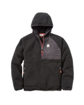 Ventura 1/2 Zip Sherpa Fleece Jacket in Black