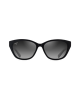 The Maui Jim Hiluhilu Polarised Sunglasses in Shiny Black & Neutral Grey
