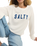 Salty Boyfriend Sweatshirt in Sea Salt