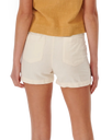 The Rip Curl Womens Summer Palm Walkshorts in Off White