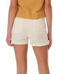 The Rip Curl Womens Summer Palm Walkshorts in Off White