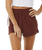 The Rip Curl Womens Revival Terry Shorts in Plum