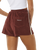 The Rip Curl Womens Revival Terry Shorts in Plum