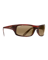The Maui Jim Peahi Polarised Wrap Sunglasses in Tortoise & HCL Bronze