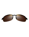 The Maui Jim Ho'okipa Sunglasses in Black & Grey